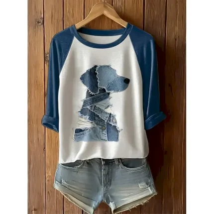 Women's Pullover Sweatshirt Hoodies Graphic Animal Letter Fashion Casual Long Sleeve Crew Neck Round Neck Regular Tops Street Dailywear Casual Print Black Red Orange Green Spring Fall Winter - Image 5