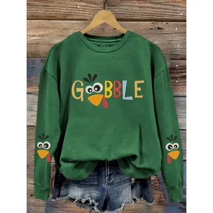 Women's Pullover Sweatshirt Hoodies Graphic Animal Letter Fashion Casual Long Sleeve Crew Neck Round Neck Regular Tops Street Dailywear Casual Print Black Red Orange Green Spring Fall Winter - Image 3